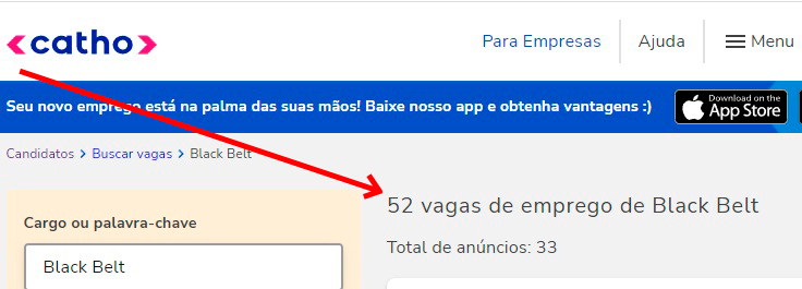 Black Belt Catho Vagas